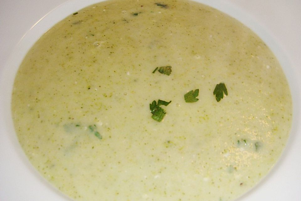 Blumenkohl - Käse - Suppe