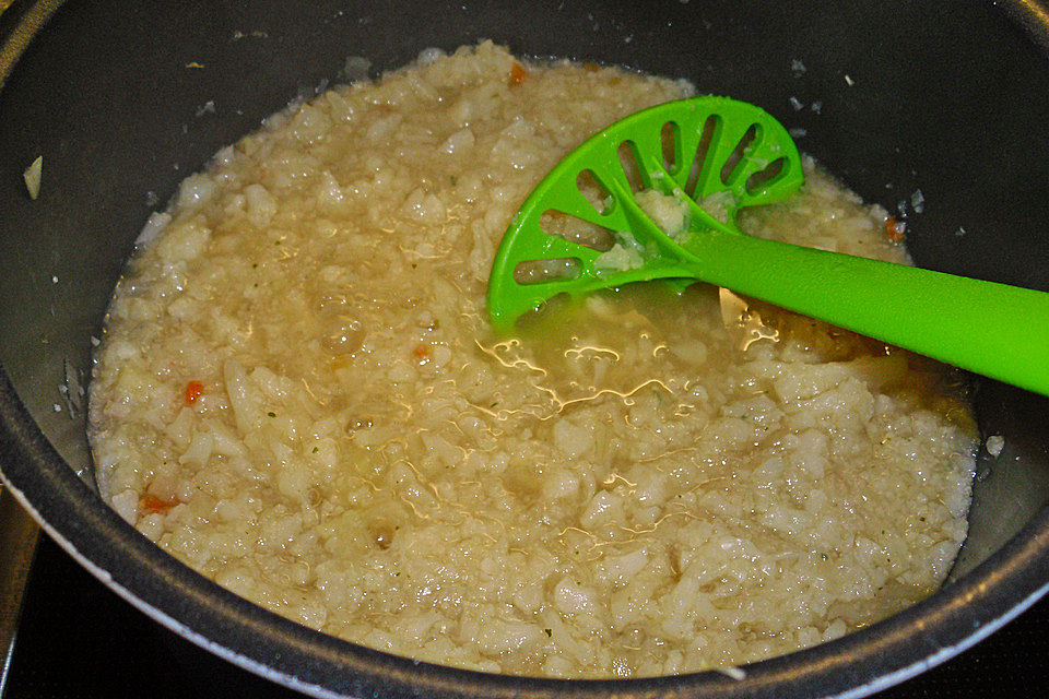 Blumenkohl - Käse - Suppe