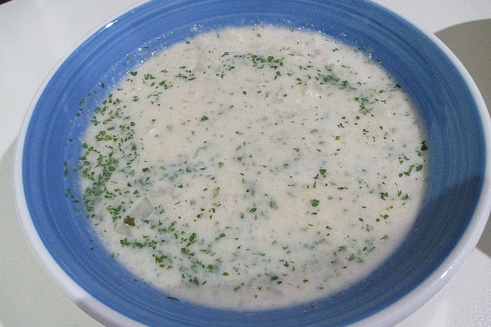 Blumenkohl - Käse - Suppe