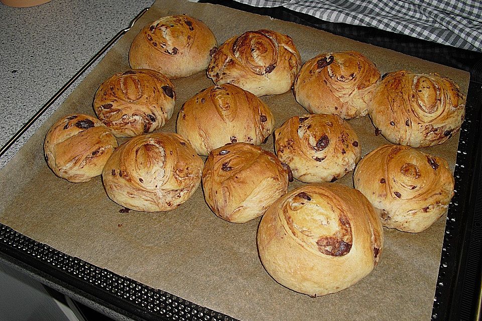 Frühstücks-Schokobrötchen