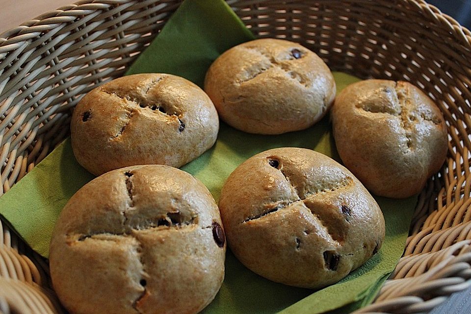 Frühstücks-Schokobrötchen