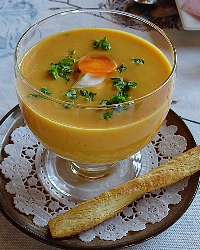 Feine Karottensuppe