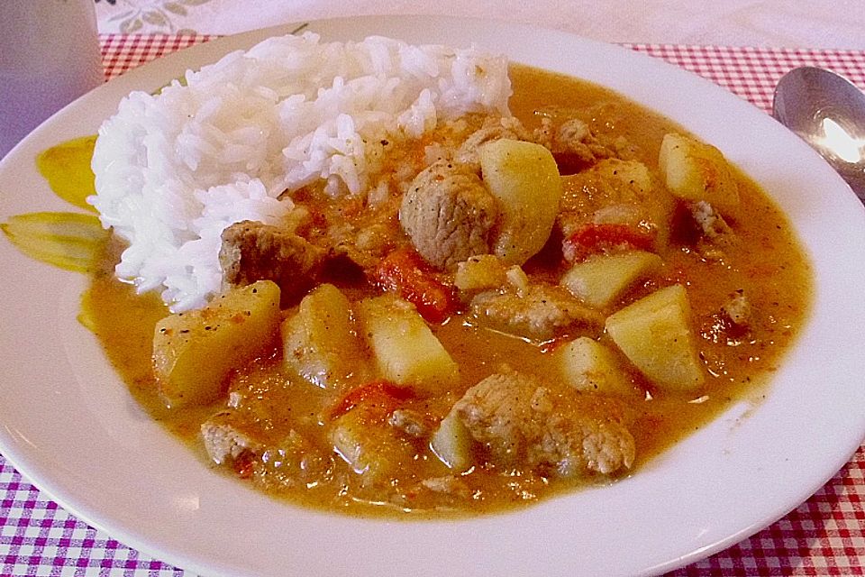 Indisches Chicken Curry