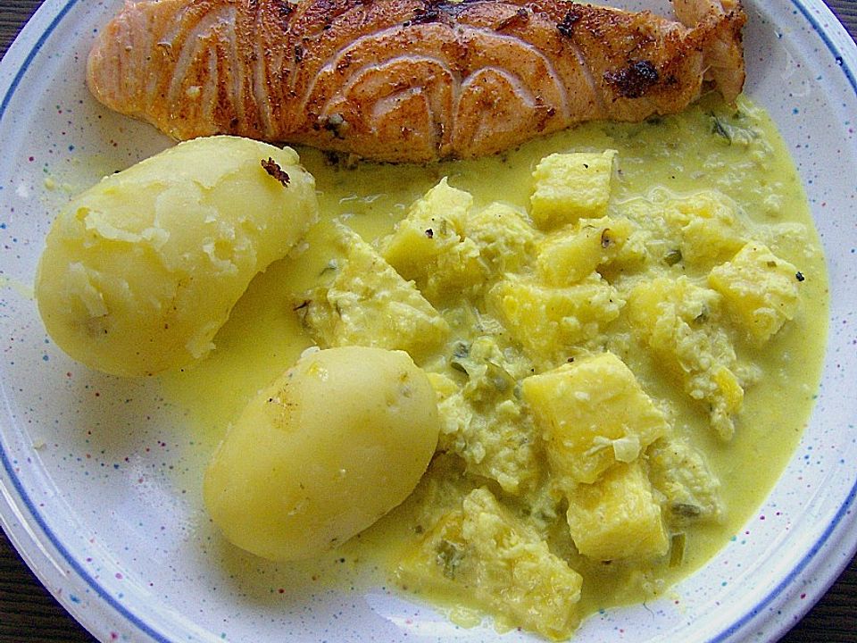 Ananas - Curry Lachs| Chefkoch