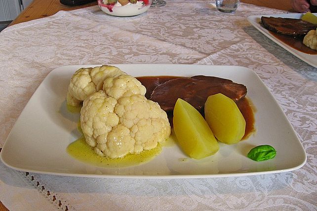 Blumenkohl oder Romanesco mit Eierlikörsauce| Chefkoch