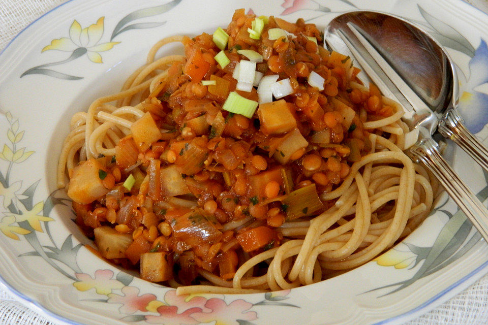 Linsenbolognese