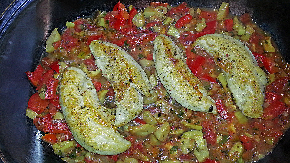 Huhn mit grünen Oliven von tolle-torte