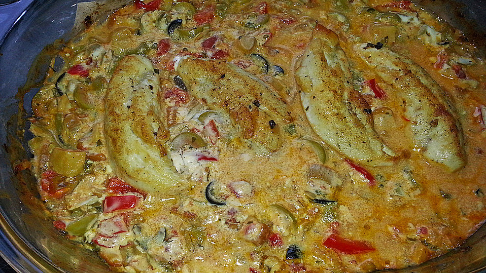 Huhn mit grünen Oliven von tolle-torte