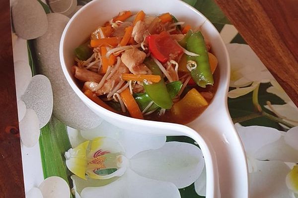 Asiatische Gemüsepfanne mit Reis von Andreas1972 | Chefkoch