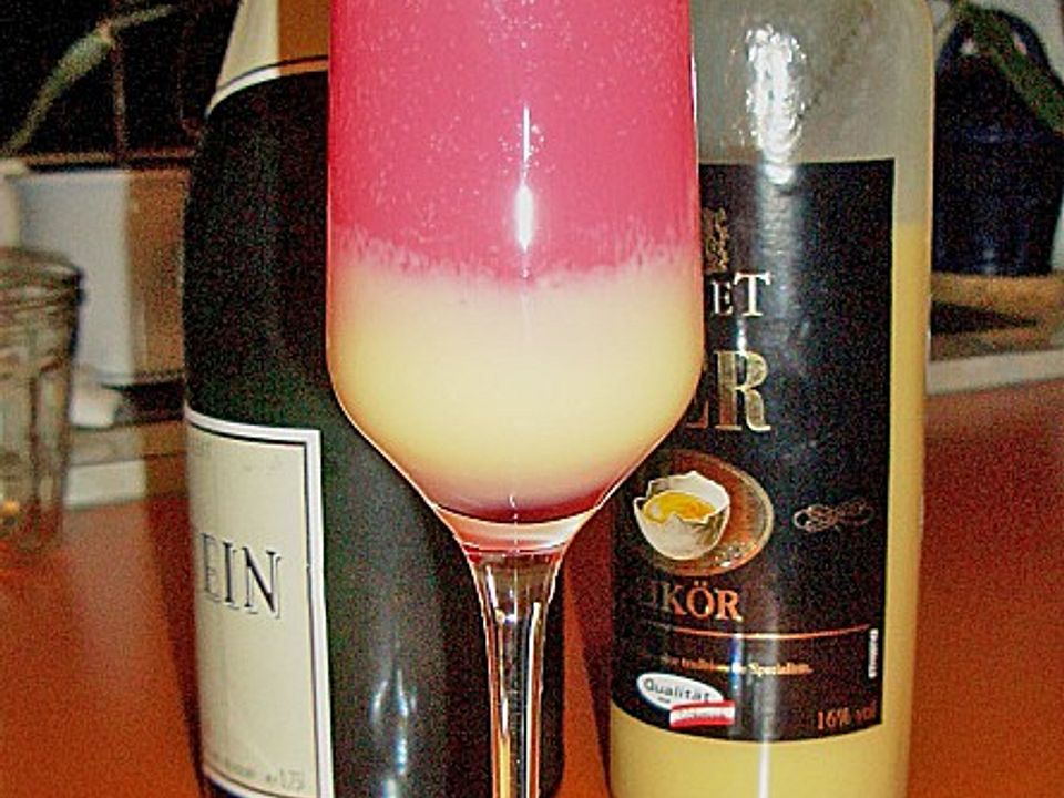 Eierlikor Mit Sekt Und Grenadine Von Schrat Chefkoch