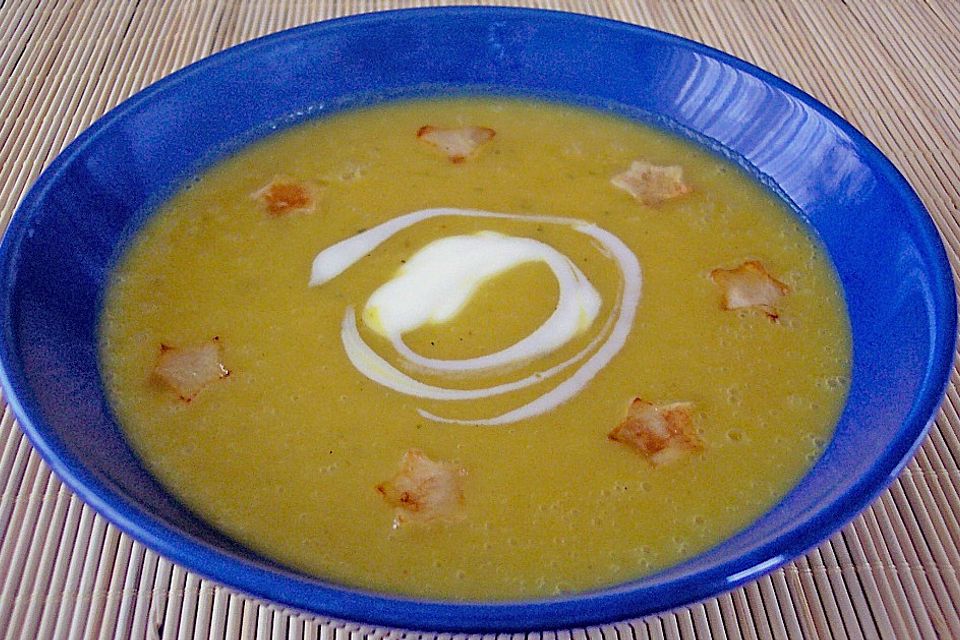 Apfel - Curry - Suppe