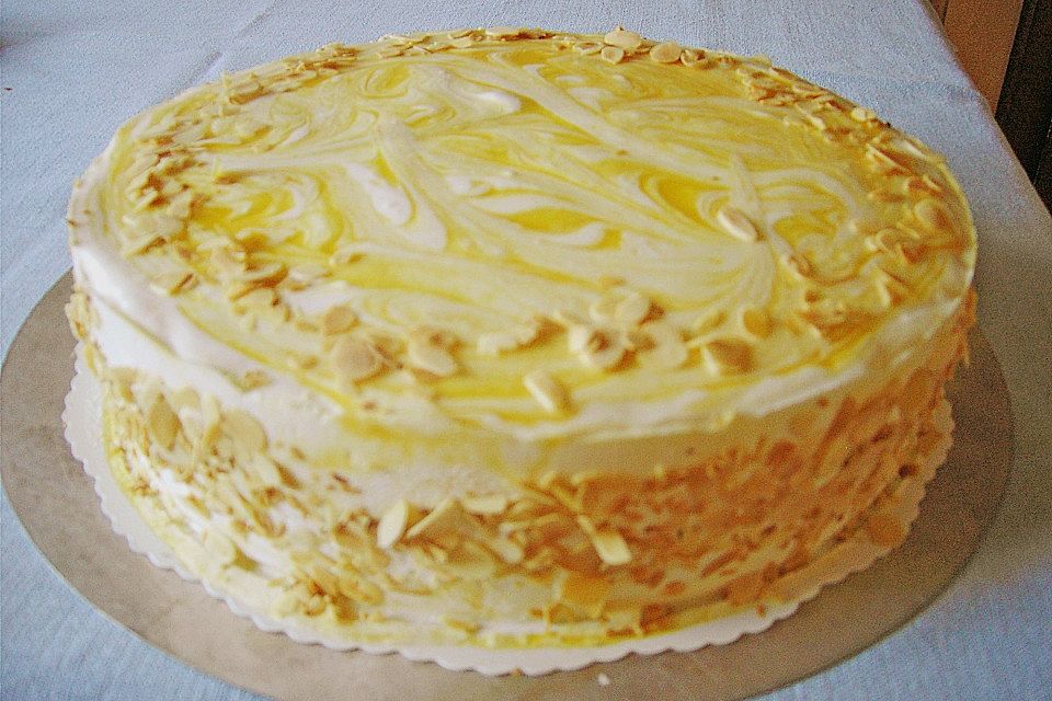 Pfirsichtorte