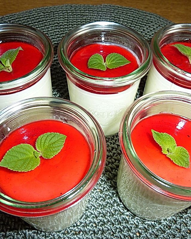 Hollerblütensirup - Joghurt - Mousse