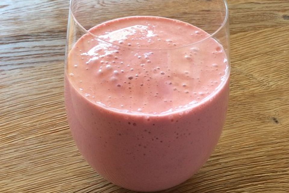 Erdbeer - Himbeer Smoothie