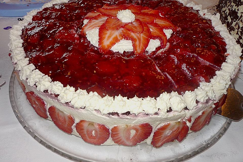 Erdbeer - Himbeer - Mascarpone - Torte