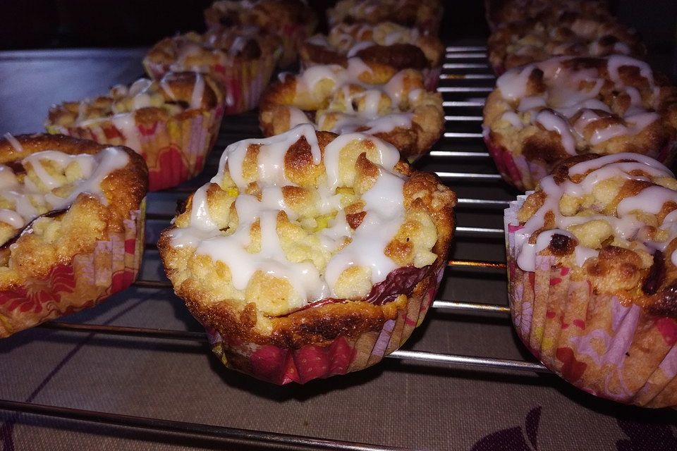 Pfirsich - Streusel - Muffins