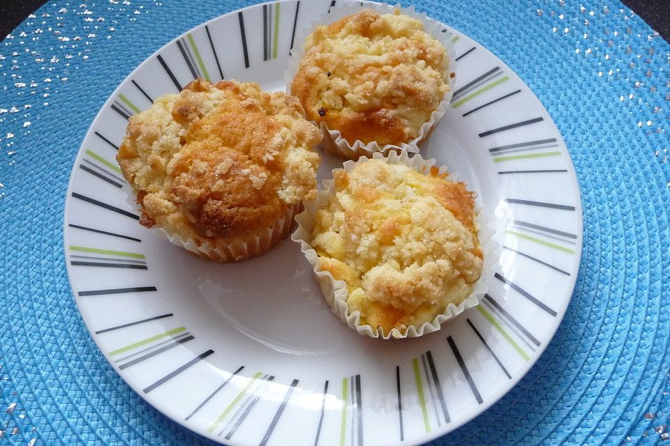 Pfirsich - Streusel - Muffins