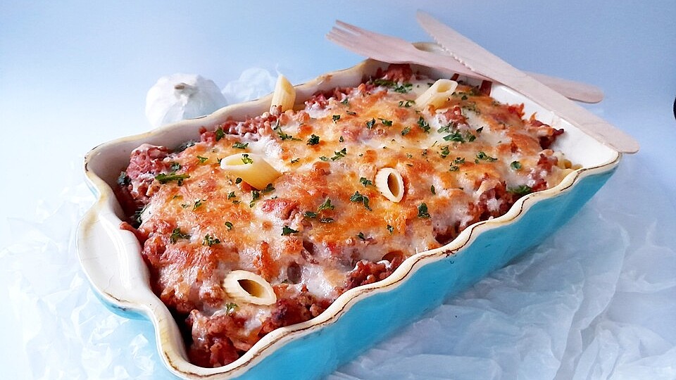 Nudel-Hackfleisch-Gratin von Snoopyspeanuts| Chefkoch Nudel-Hackfleisch-Gratin von Snoopyspeanuts| Chefkoch