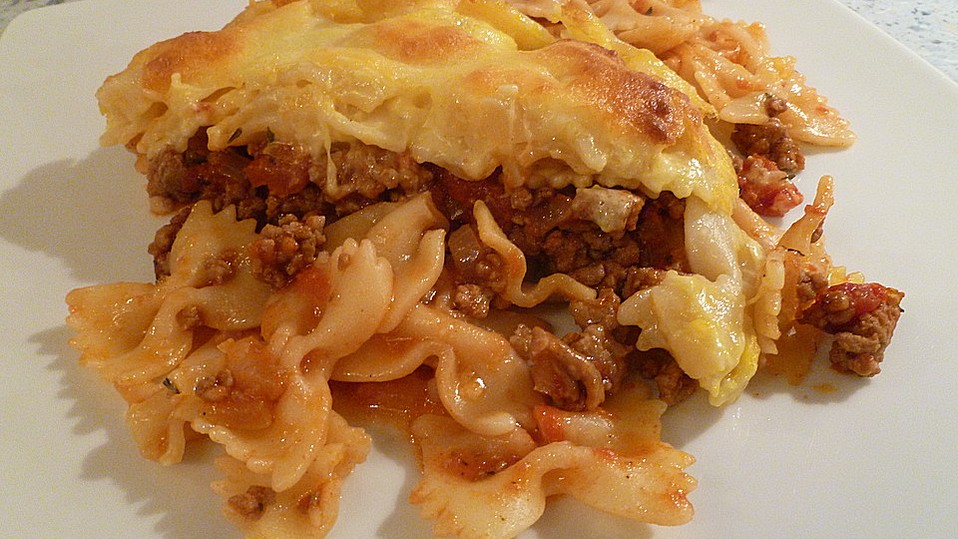 Nudel-Hackfleisch-Gratin von Snoopyspeanuts Nudel-Hackfleisch-Gratin von Snoopyspeanuts