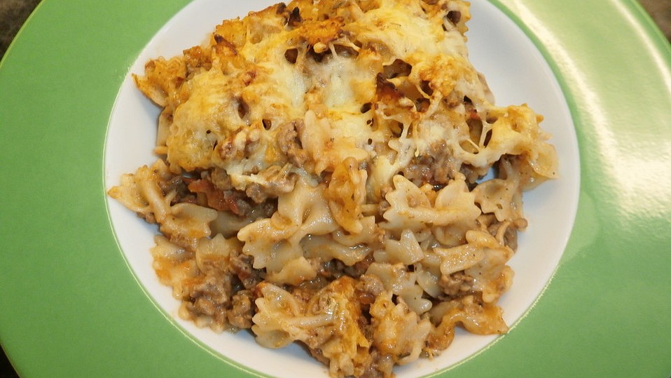 Nudel-Hackfleisch-Gratin von Snoopyspeanuts Nudel-Hackfleisch-Gratin von Snoopyspeanuts