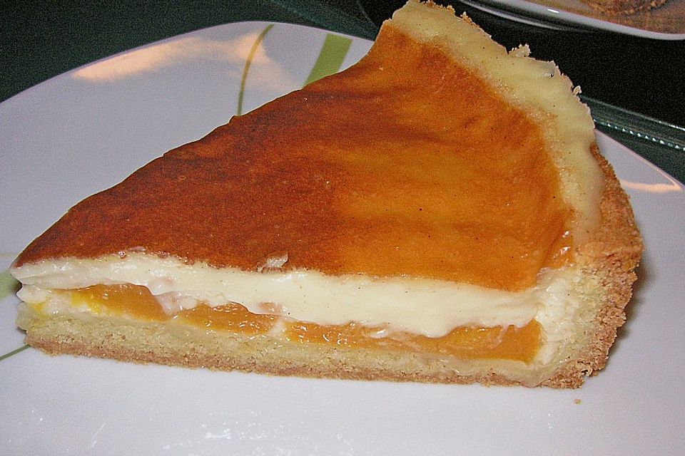 Pfirsich - Pudding - Kuchen