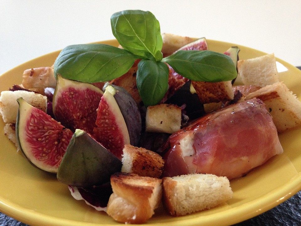 San - Daniele - Picandou - Taler mit Honig - Feige und Radicchio| Chefkoch