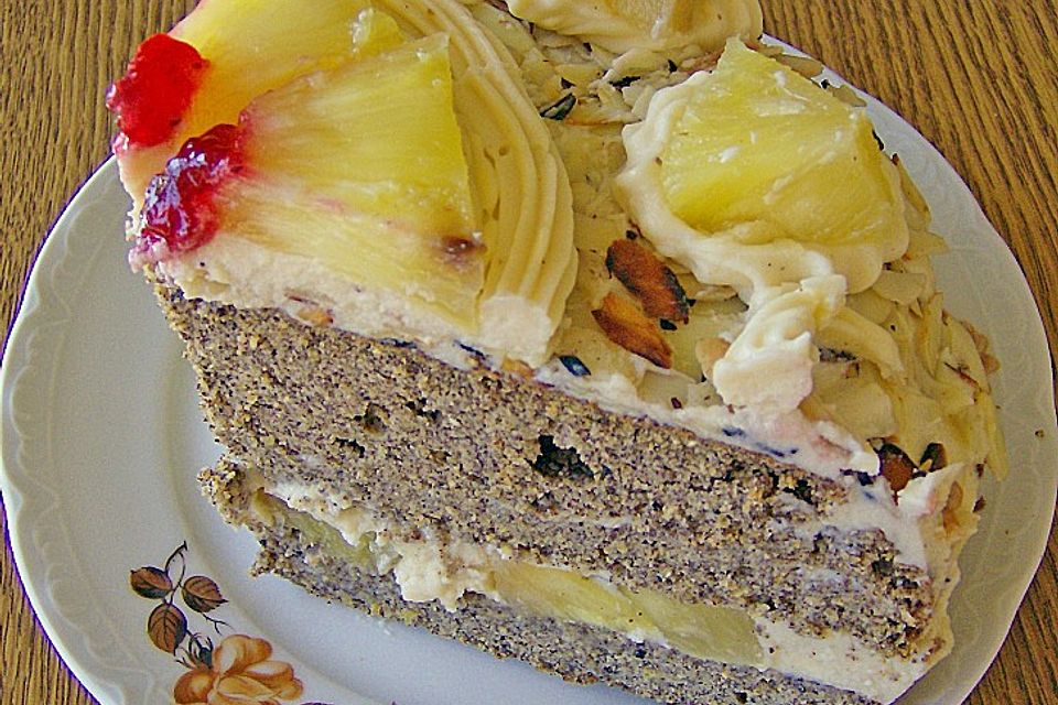 Ananas Buttercreme Torte