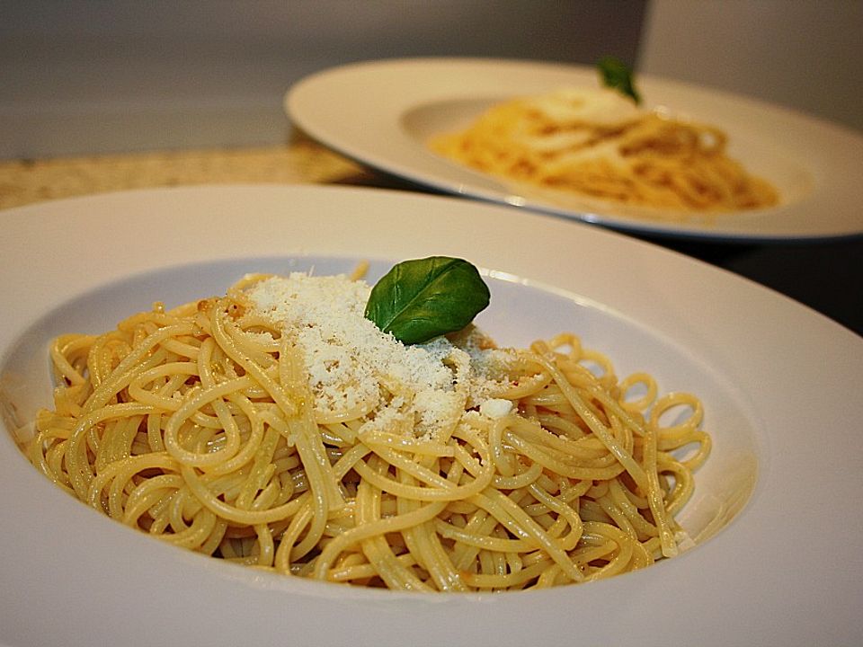 Knoblauch - Spaghetti von childmum | Chefkoch