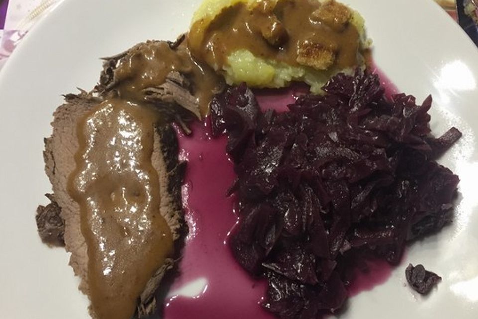 Sauerbraten vom Strauß