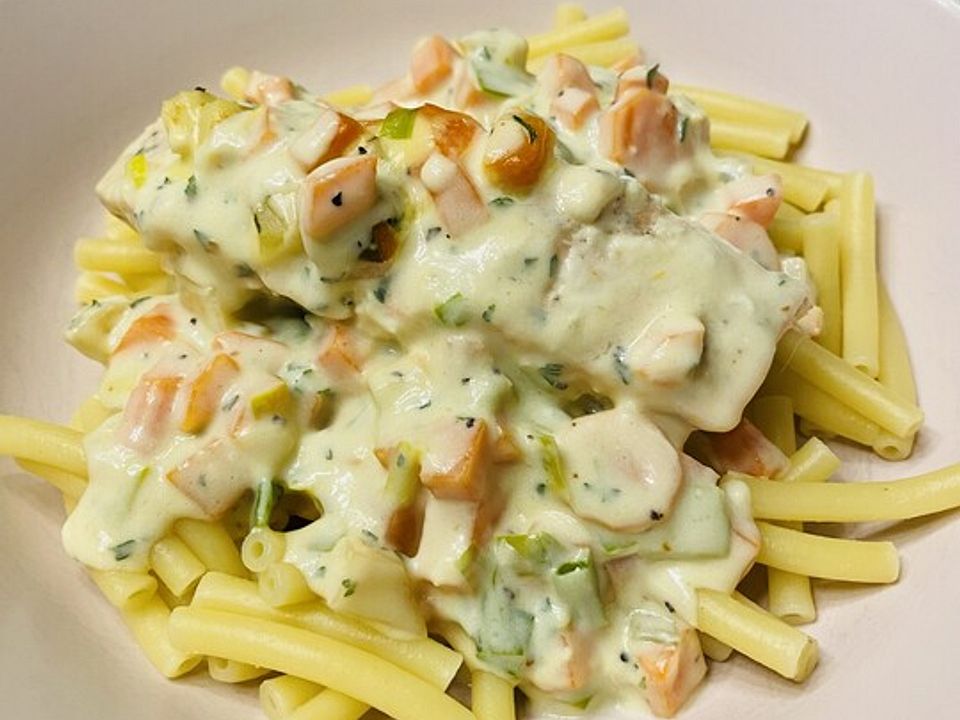 Lachs in Sahnesauce von maike0375 Chefkoch