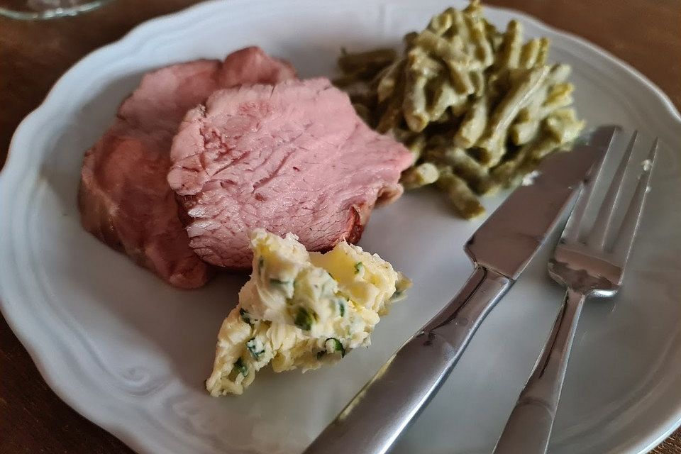 Kalbsfilet mit grünen Bohnen