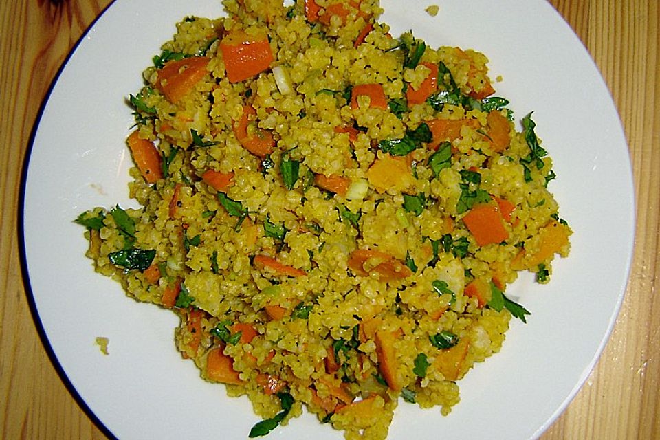 Bulgur-Kürbis-Salat