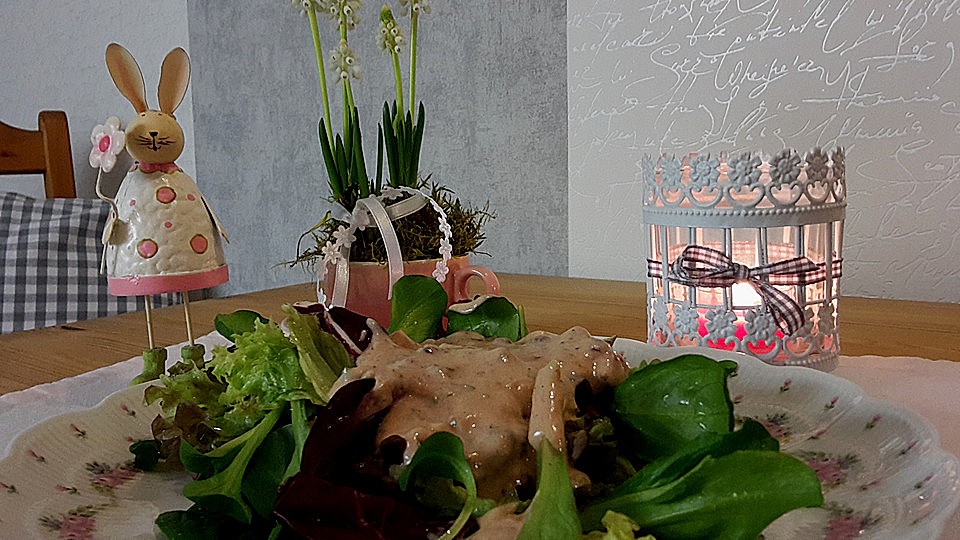 Sauerrahm - Senf - Preiselbeer - Salatdressing von anakonda1978| Chefkoch