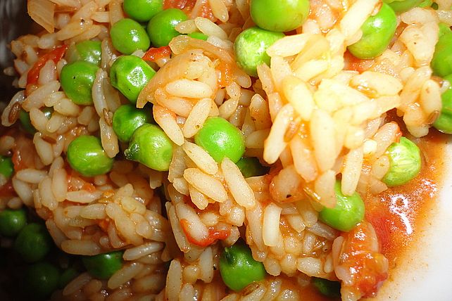 Mexikanischer Reis mit Chilis und Erbsen von schnickschnack| Chefkoch