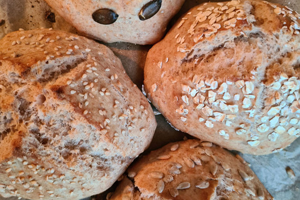 Dinkelbrötchen, einfach und super lecker