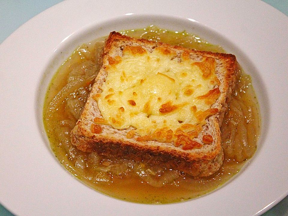 Überbackene Zwiebelsuppe von Pusteblume2| Chefkoch