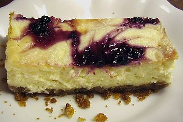 Berry Swirled Cottage Cheesecake
