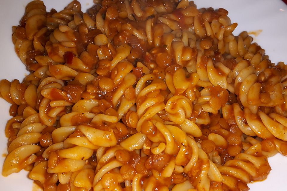 Linsenbolognese