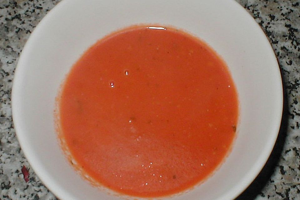 Feurige Tomaten - Lauch - Suppe