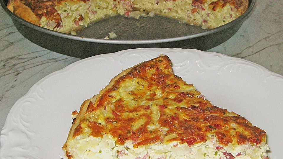 Speck - Zwiebel - Kuchen mit Blätterteig von FriRa