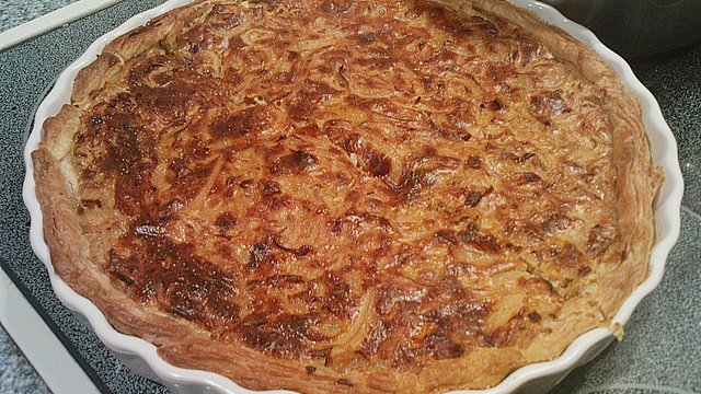 Speck - Zwiebel - Kuchen mit Blätterteig von FriRa