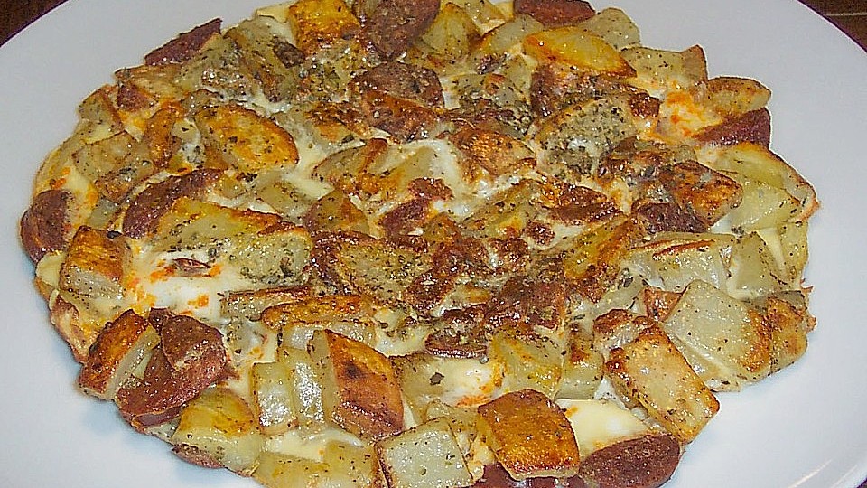 Spanisches Kartoffelomelett mit Paprikawurst von aescudero| Chefkoch