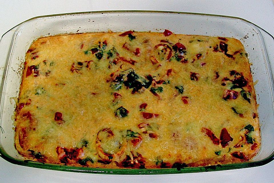 Paprika - Fisch - Gratin