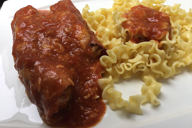 Schinkenröllchen in pikanter Sahnesoße von Avalnia| Chefkoch