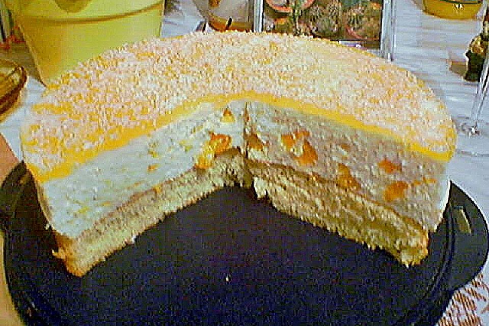 Joghurt - Mandarinen - Kokos - Torte