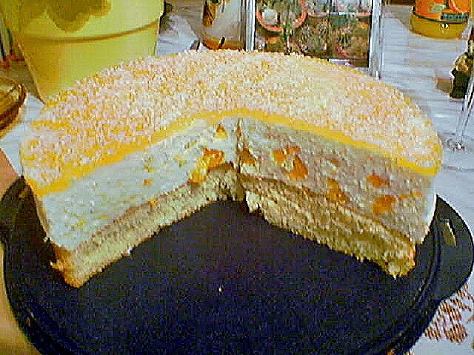 Joghurt - Mandarinen - Kokos - Torte von Aurora| Chefkoch