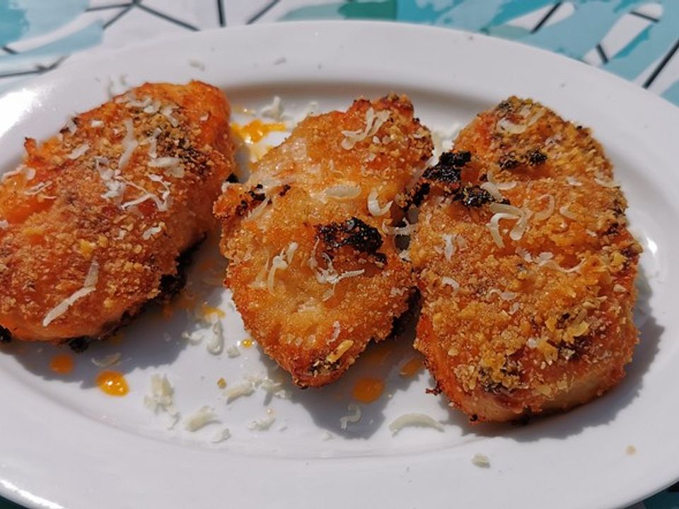 Knoblauch-Pute-in-Parmesan-Kruste