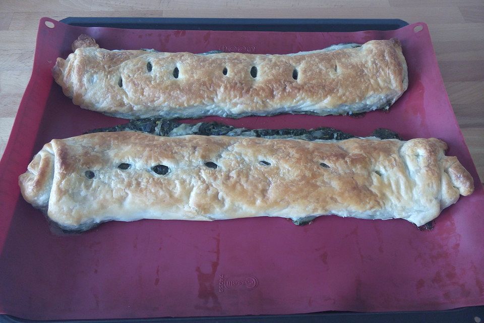 Spinat - Schafkäse - Strudel