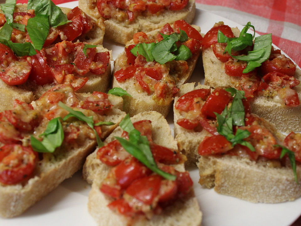 Bruschetta mit Tomaten und Pecorino von katja...| Chefkoch