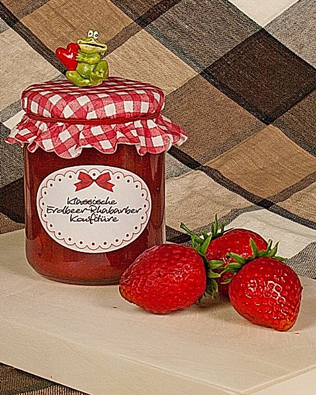 Erdbeer - Rhabarber - Marmelade
